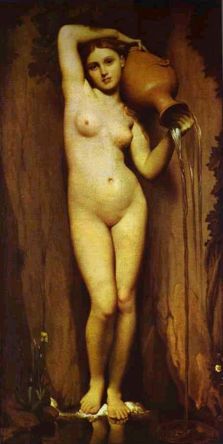 Jean Auguste Dominique Ingres The Source.